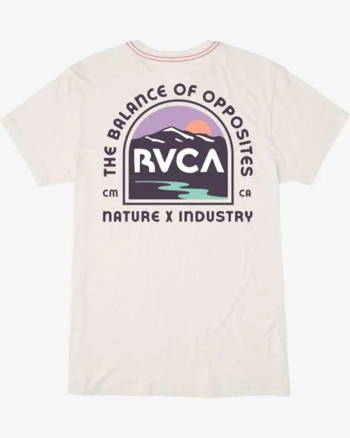 Rvca Vistas TShirt Antique White Men Short Sleeves