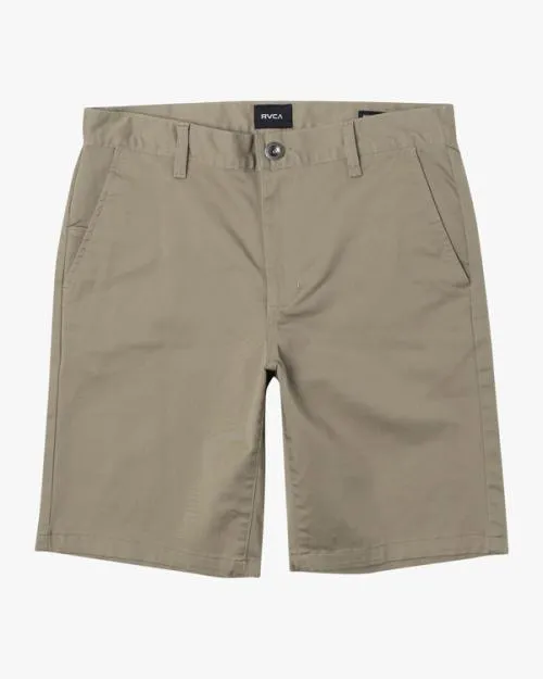 Rvca Weekend 20034 STRETCH SHORTS Khaki Men Shorts and Hybrids