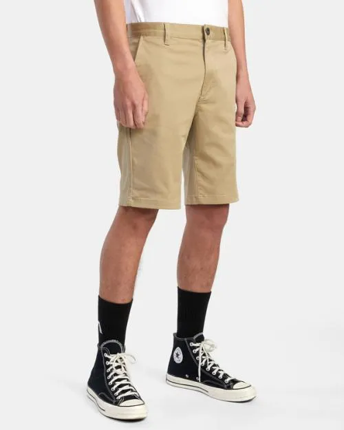 Rvca Weekend 20034 STRETCH SHORTS Khaki Men Shorts and Hybrids