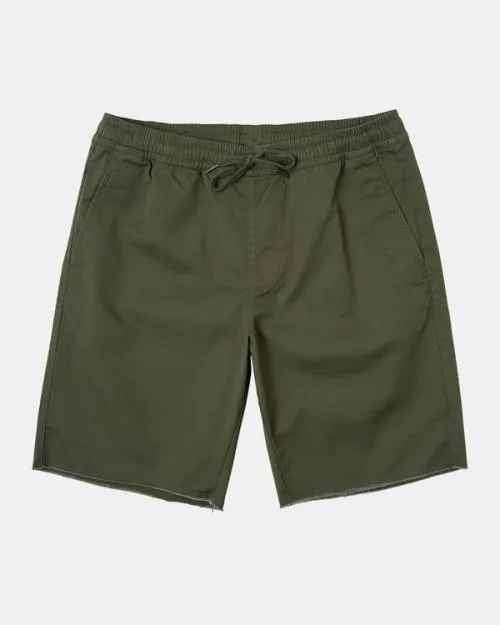 Rvca Weekend Elastic Waist Shorts Cactus Men Shorts and Hybrids