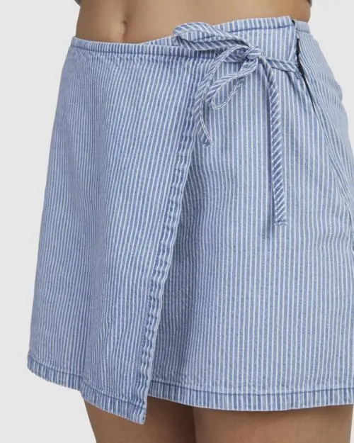 Rvca Wrapped Mini Skirt Coast Women Shorts and Skirts
