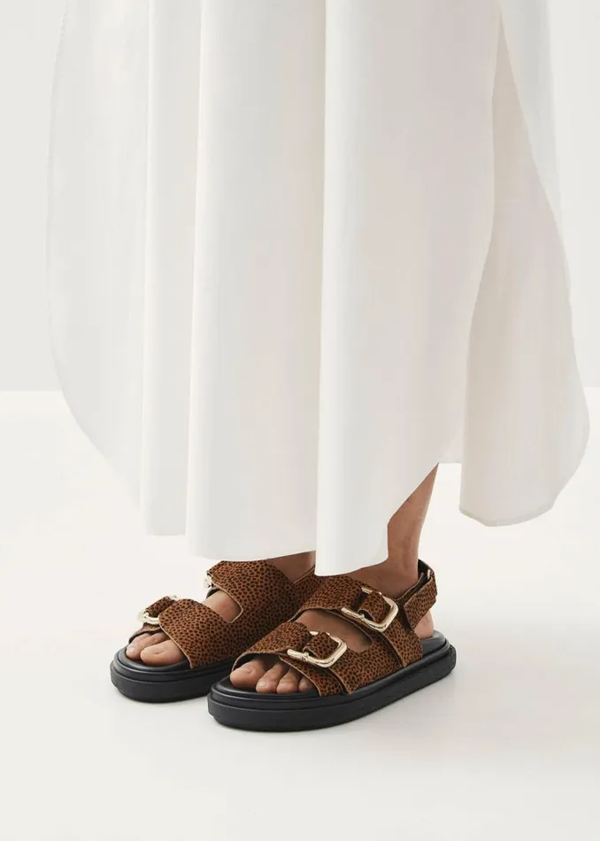Sandals Women ALOHAS Harper Soft Tan Leather Sandals