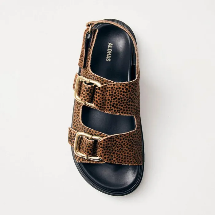 Sandals Women ALOHAS Harper Soft Tan Leather Sandals
