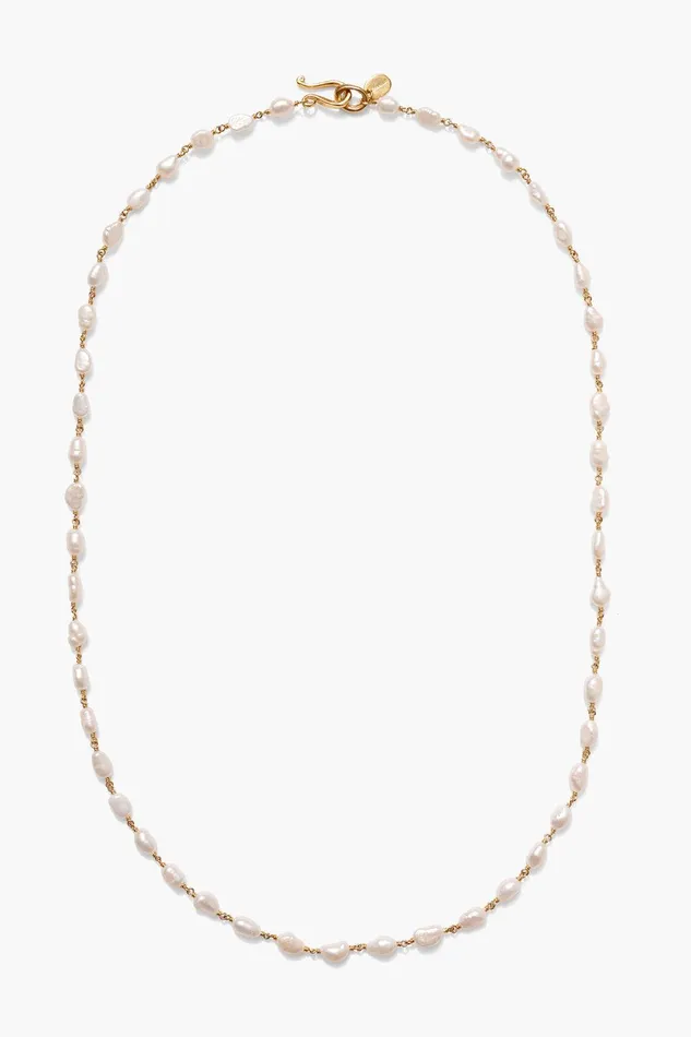 Santa Fe Necklace White Pearl Women Chan Luu Necklaces