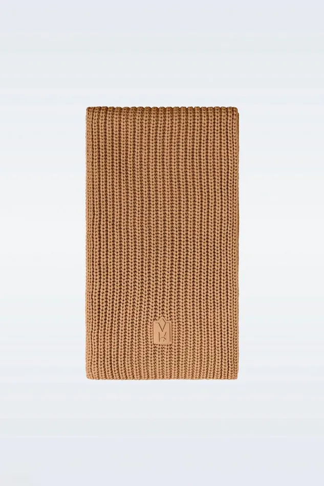 Scarves Men Mackage NELL Rectangular Merino Wool Scarf Flame