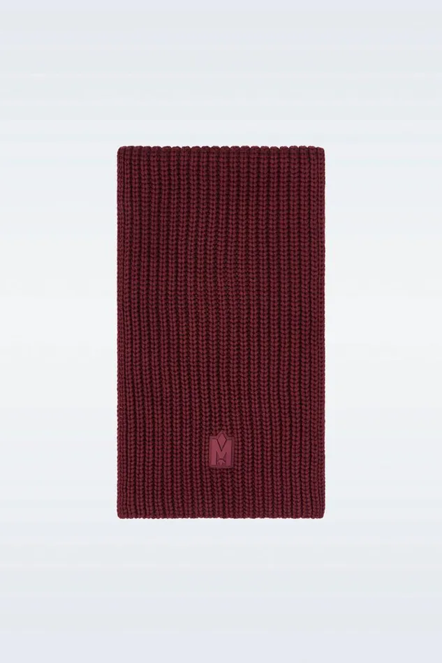 Scarves Men Mackage NELL Rectangular Merino Wool Scarf Flame Scarves Men Mackage NELL Rectangular Merino Wool Scarf Flame