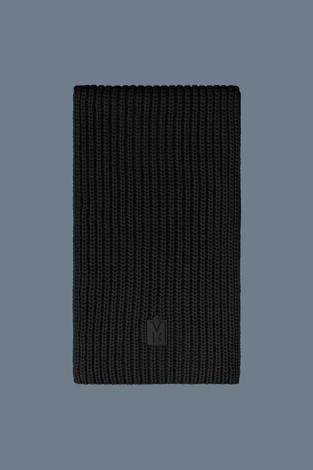 Scarves Men Mackage NELL Rectangular Merino Wool Scarf Flame Scarves Men Mackage NELL Rectangular Merino Wool Scarf Flame