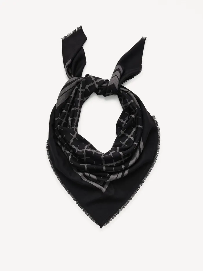 Scarves Women By Malene Birger Cornelis Wool Scarf Charcoal Scarves Women By Malene Birger Cornelis Wool Scarf Charcoal