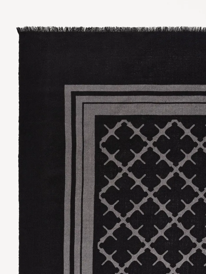 Scarves Women By Malene Birger Cornelis Wool Scarf Charcoal Scarves Women By Malene Birger Cornelis Wool Scarf Charcoal