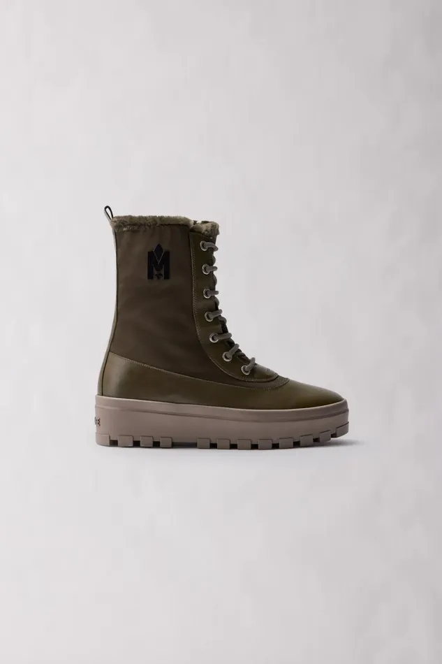 Shearling Lined Boots Men Mackage HERO Shearlinglined Winter Boot For Men Armyblack Shearling Lined Boots Men Mackage HERO Shearlinglined Winter Boot For Men Armyblack