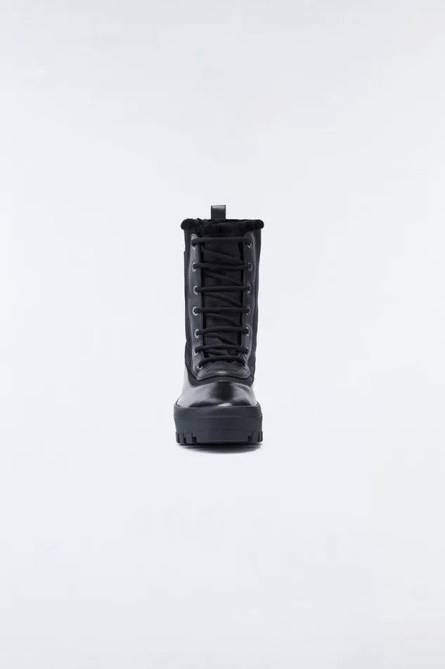 Shearling Lined Boots Men Mackage HERO Shearlinglined Winter Boot For Men Armyblack Shearling Lined Boots Men Mackage HERO Shearlinglined Winter Boot For Men Armyblack