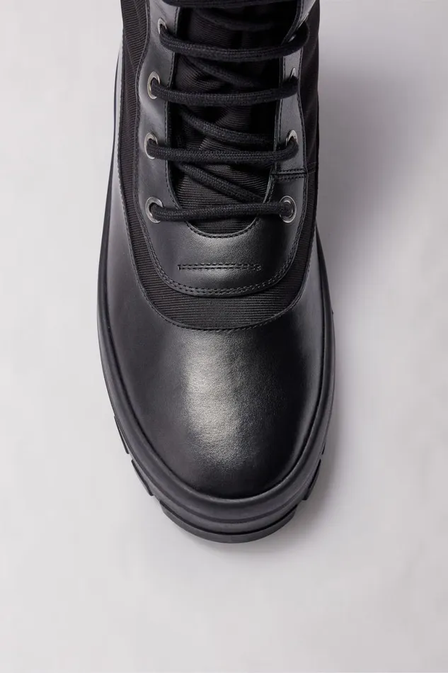 Shearling Lined Boots Men Mackage HERO Shearlinglined Winter Boot For Men Armyblack Shearling Lined Boots Men Mackage HERO Shearlinglined Winter Boot For Men Armyblack