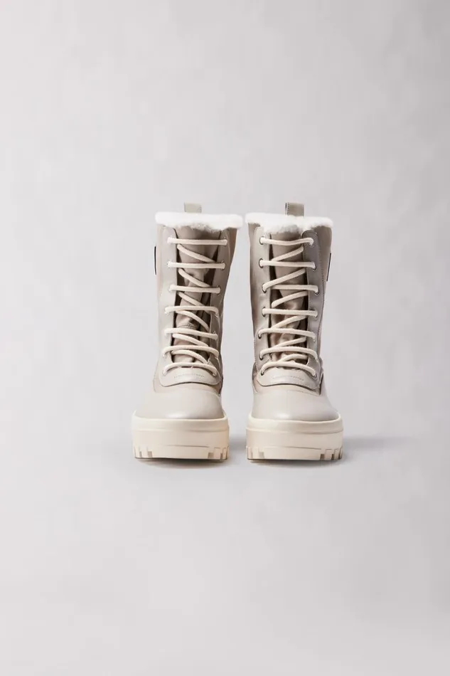 Shearling Lined Boots Men Mackage HERO Shearlinglined Winter Boot For Men Armyblack Shearling Lined Boots Men Mackage HERO Shearlinglined Winter Boot For Men Armyblack