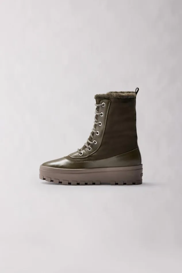 Shearling Lined Boots Men Mackage HERO Shearlinglined Winter Boot For Men Armyblack Shearling Lined Boots Men Mackage HERO Shearlinglined Winter Boot For Men Armyblack
