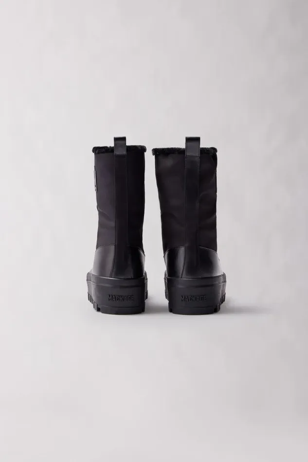 Shearling Lined Boots Men Mackage HERO Shearlinglined Winter Boot For Men Armyblack Shearling Lined Boots Men Mackage HERO Shearlinglined Winter Boot For Men Armyblack