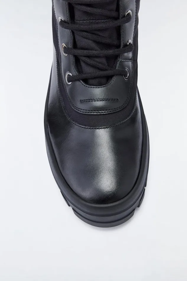 Shearling Lined Boots Men Mackage HERO Shearlinglined Winter Boot For Men Black Shearling Lined Boots Men Mackage HERO Shearlinglined Winter Boot For Men Black