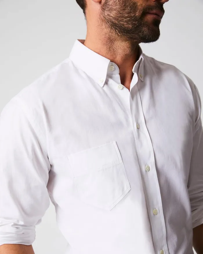 Shirting Men Billy Reid Arnie Oxford Shirt White