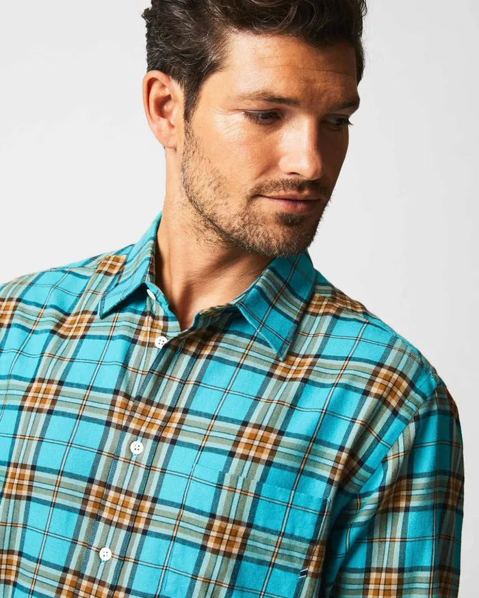 Shirting Men Billy Reid Bold Plaid Tuscumbia Shirt Slatemulti