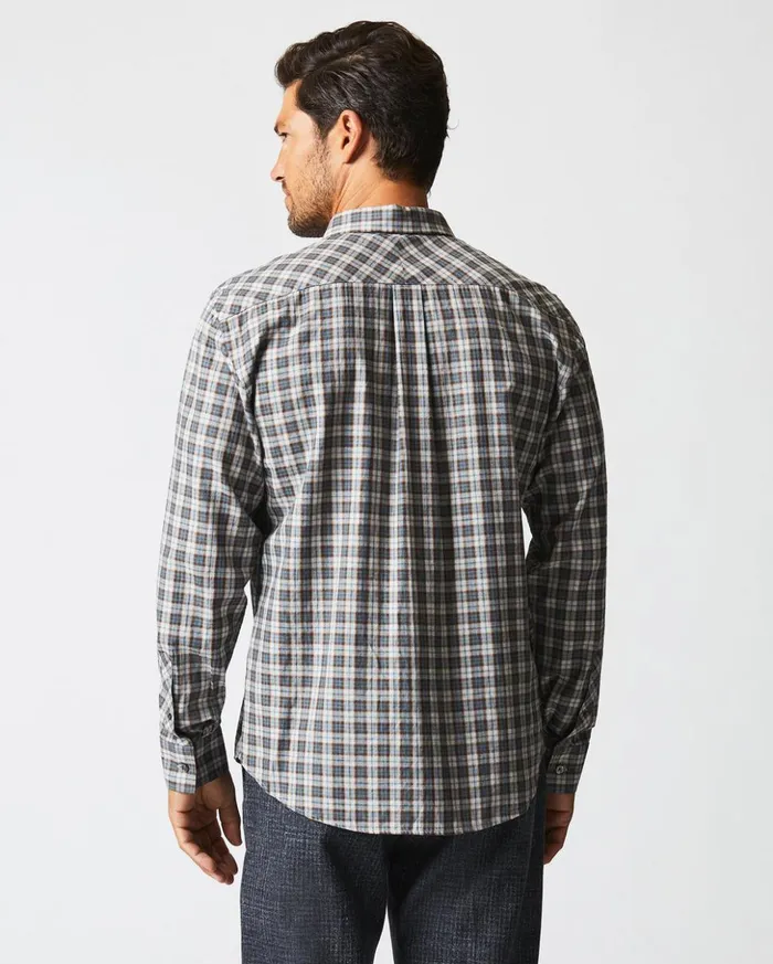 Shirting Men Billy Reid Herringbone Plaid John T Shirt Greytan