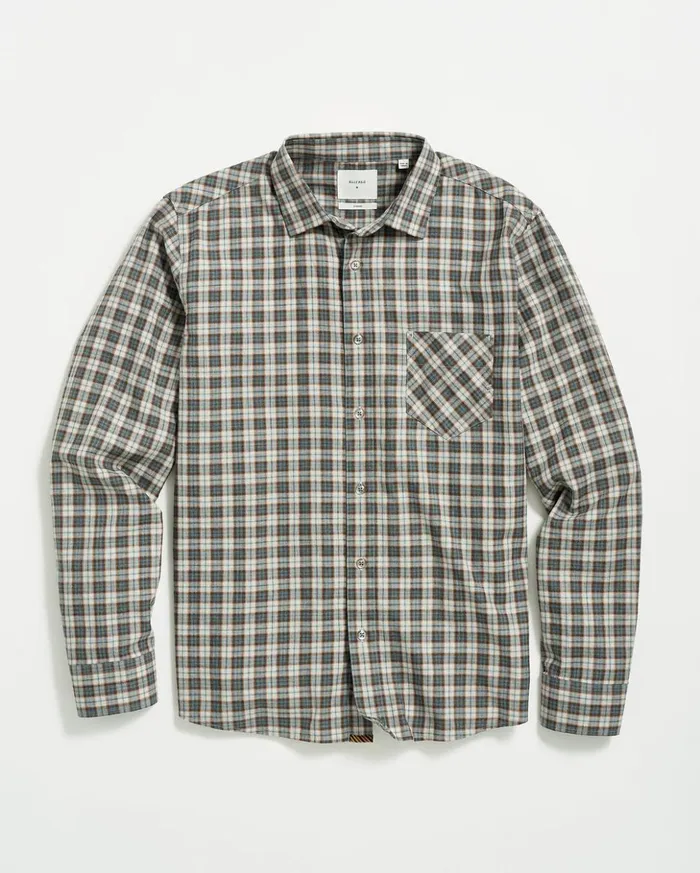 Shirting Men Billy Reid Herringbone Plaid John T Shirt Greytan