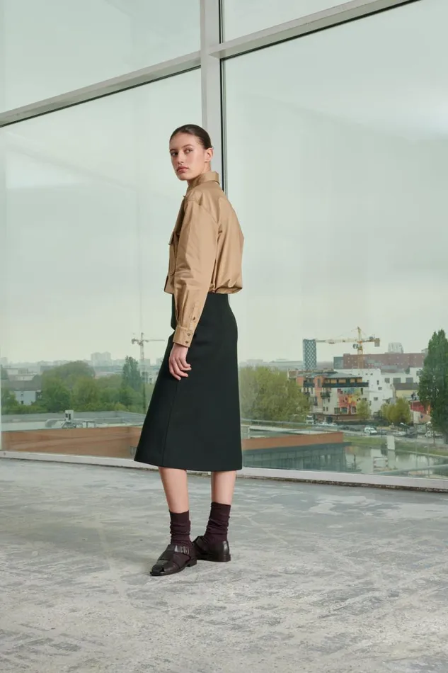 Shirts Women Soeur SALZBURG SHIRT Dark Beige