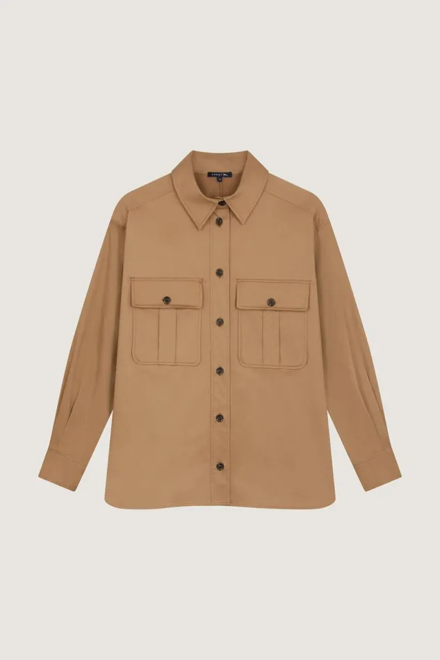Shirts Women Soeur SALZBURG SHIRT Dark Beige