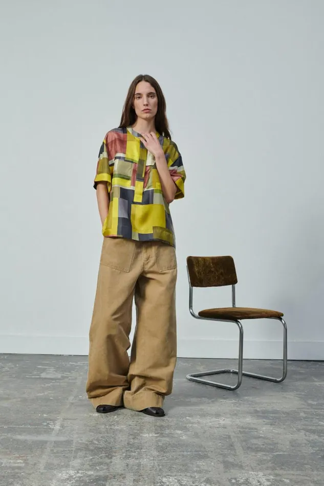 Shirts Women Soeur TEGAN SHIRT Yellowkhaki