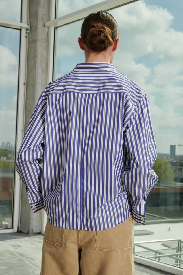 Shirts Women Soeur TOGO SHIRT Blueoffwhite