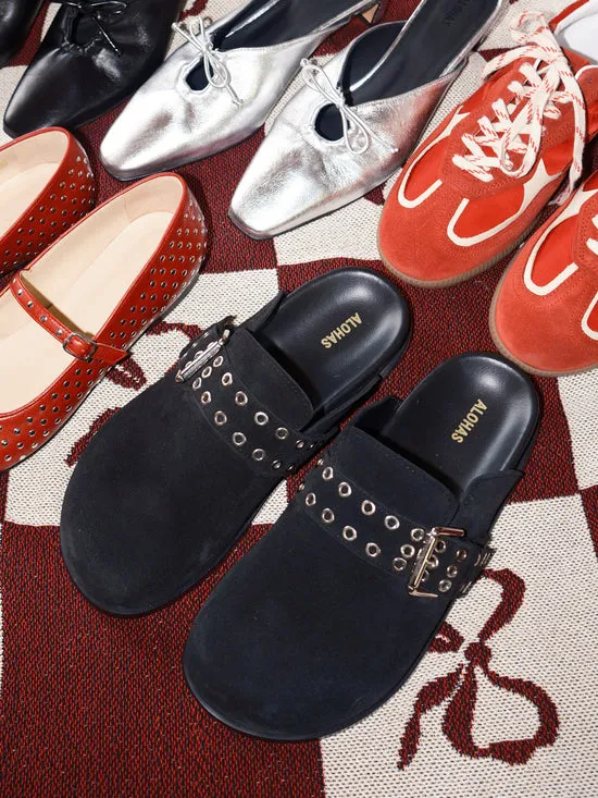 Shoes Lisa Says Gah Women Halia Mules Black Shoes Lisa Says Gah Women Halia Mules Black