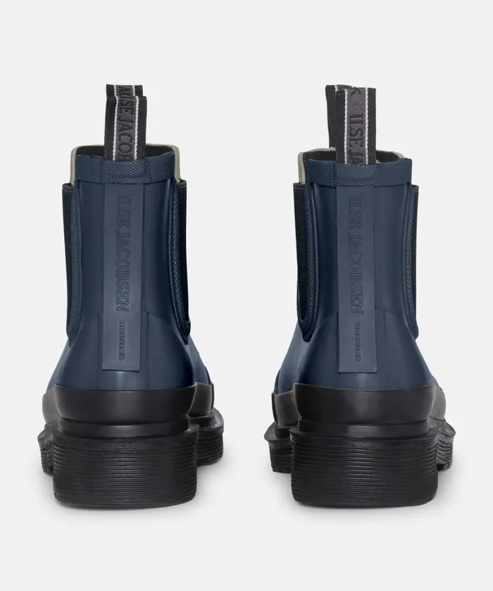 Short Rubber Boots 8211 Dark Indigo Rainboots Ilse Jacobsen Rainboots Short