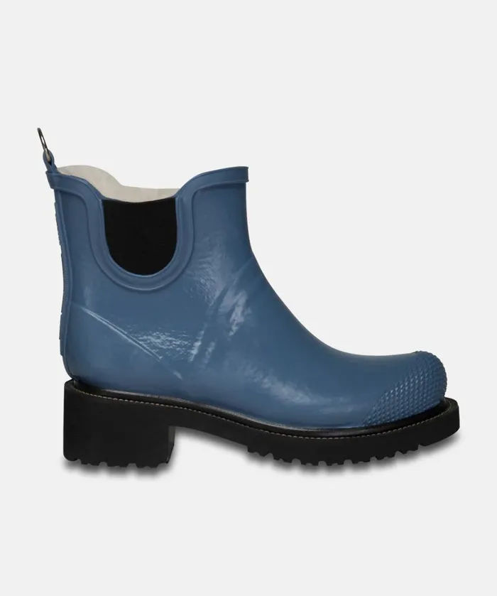 Short Rubber Boots With High Heel 8211 Moonstone Rainboots Ilse Jacobsen Rainboots Short