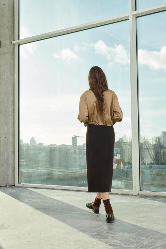 Skirts and Shorts Women Soeur WALES SKIRT Mottled Brown