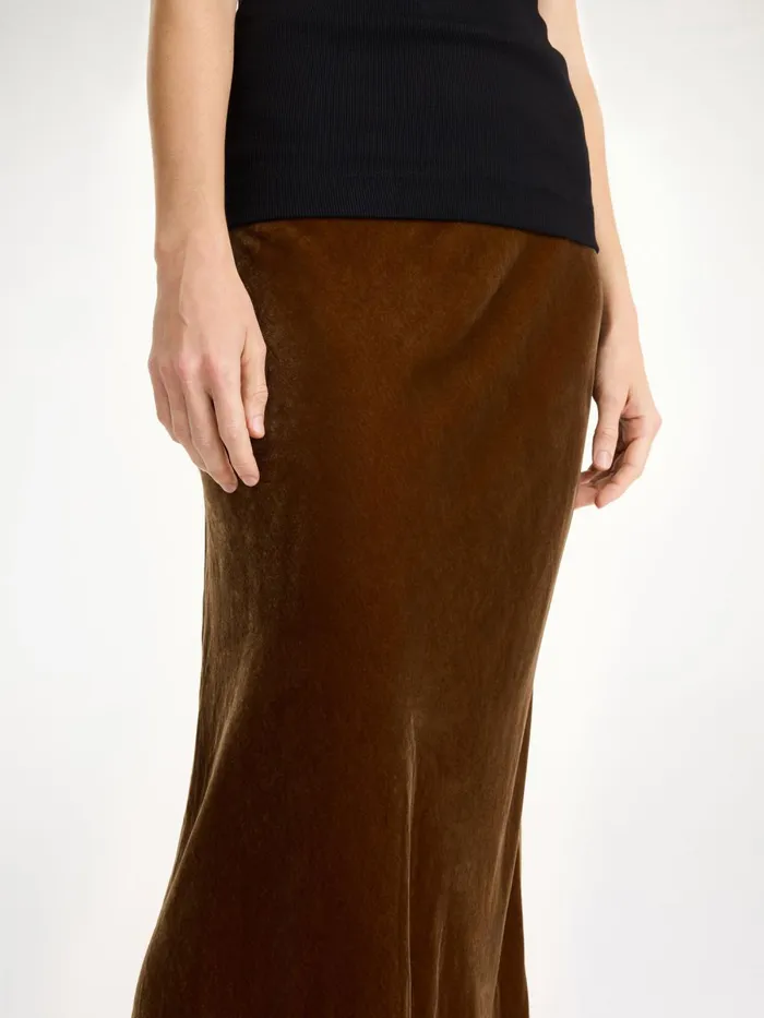 Skirts Women By Malene Birger Boshan Midi Skirt Bison Skirts Women By Malene Birger Boshan Midi Skirt Bison