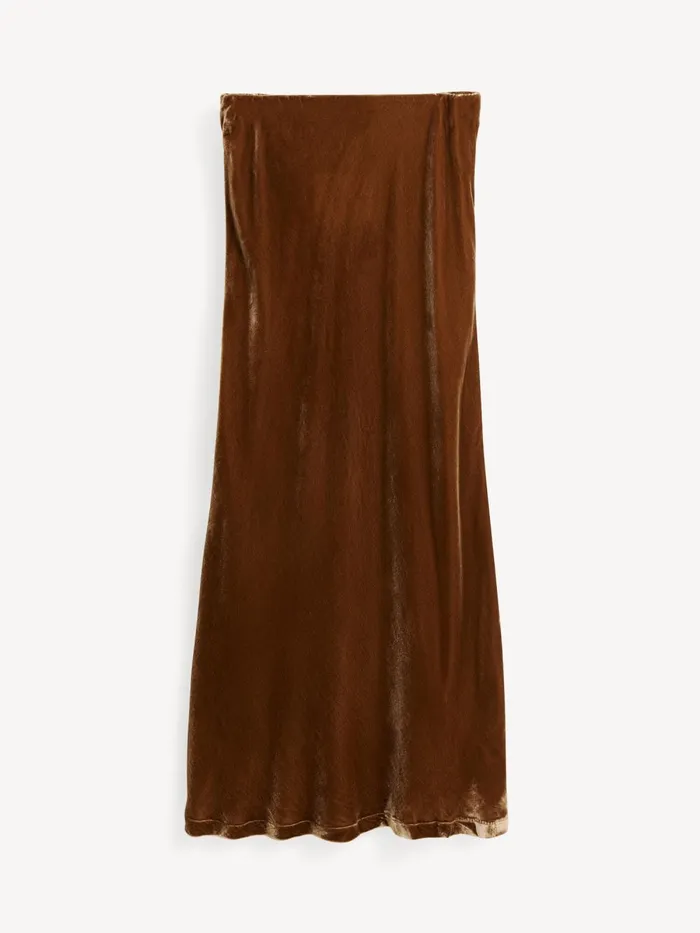 Skirts Women By Malene Birger Boshan Midi Skirt Bison Skirts Women By Malene Birger Boshan Midi Skirt Bison
