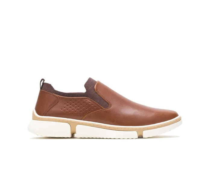 SlipOns Hush Puppies Men Bennet Plain Toe SlipOn Cognac Leather