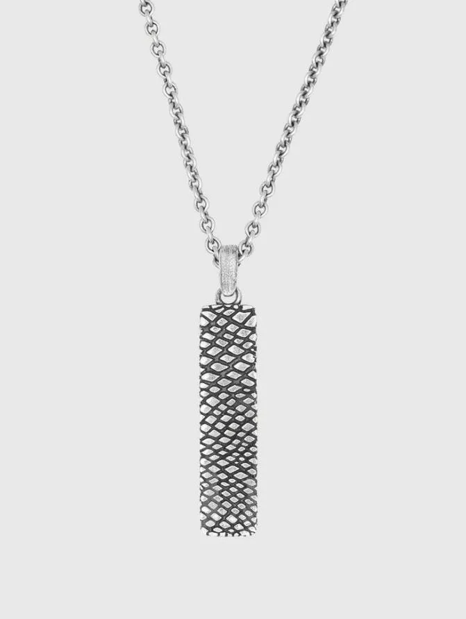 SNAKESKIN PENDANT NECKLACE No Color ClothingAccessories John Varvatos Jewelry