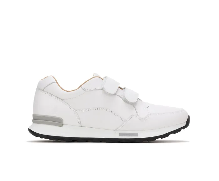 Sneakers Hush Puppies Women Jenna 2Strap Jogger White Leather