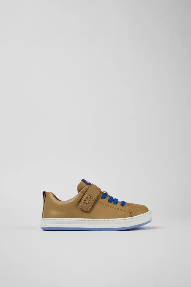 Sneakers Kids Camper Runner Brown Leather Sneaker Sneakers Kids Camper Runner Brown Leather Sneaker