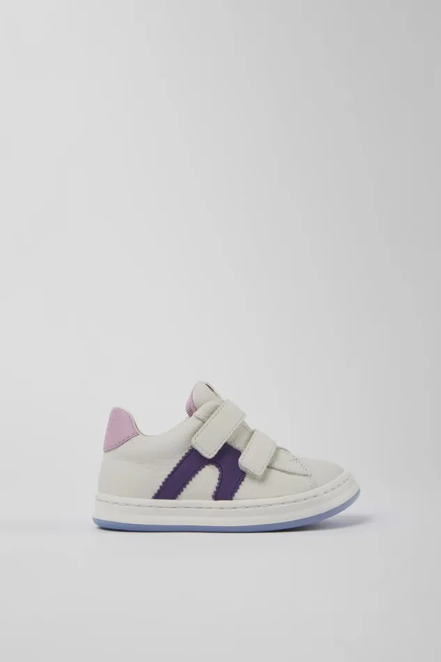 Sneakers Kids Camper Twins White Leather Sneaker Sneakers Kids Camper Twins White Leather Sneaker
