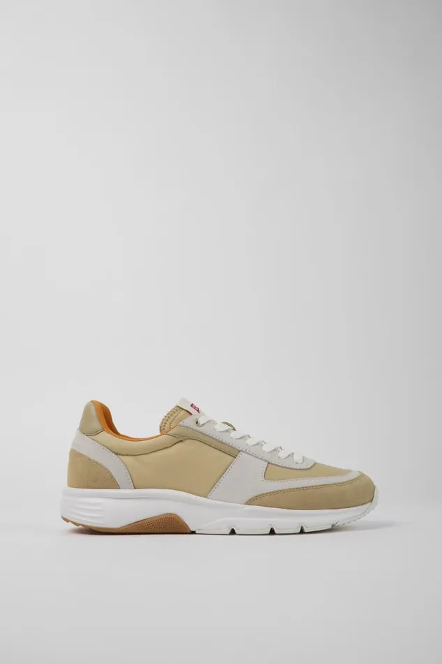 Sneakers Men Camper Drift Beige And White Nubuck Sneakers Sneakers Men Camper Drift Beige And White Nubuck Sneakers