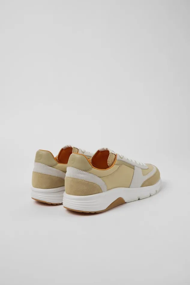 Sneakers Men Camper Drift Beige And White Nubuck Sneakers Sneakers Men Camper Drift Beige And White Nubuck Sneakers