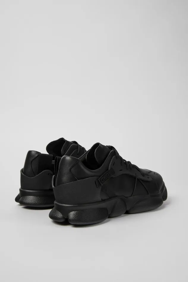 Sneakers Men Camper Karst Black Leather And Textile Sneakers Sneakers Men Camper Karst Black Leather And Textile Sneakers