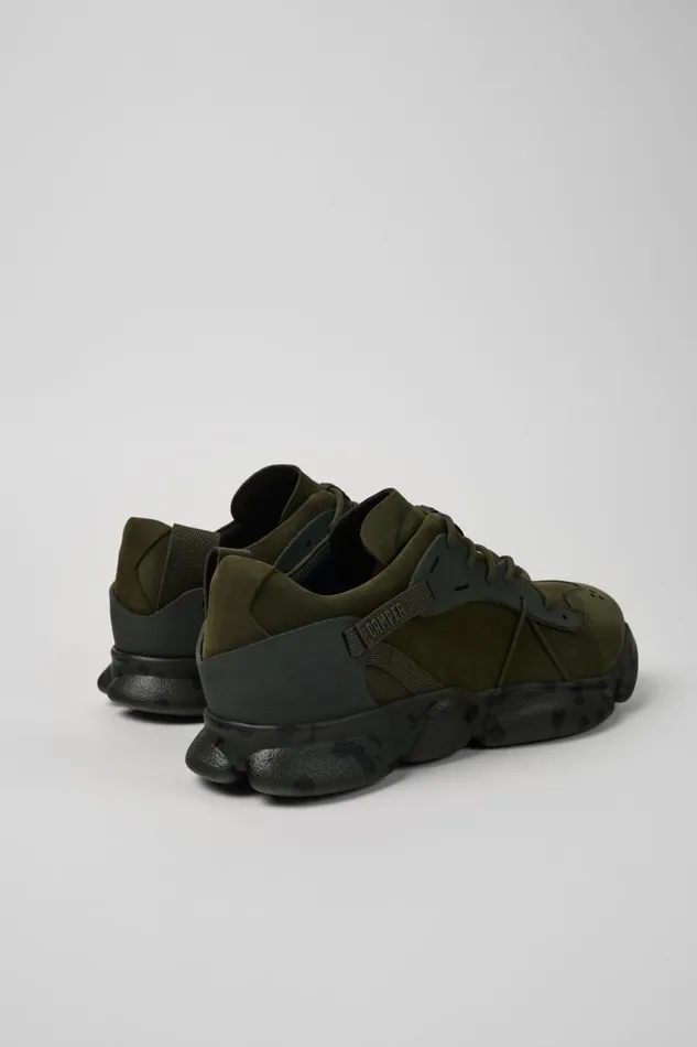 Sneakers Men Camper Karst Green Nubuck And Textile Sneakers Sneakers Men Camper Karst Green Nubuck And Textile Sneakers