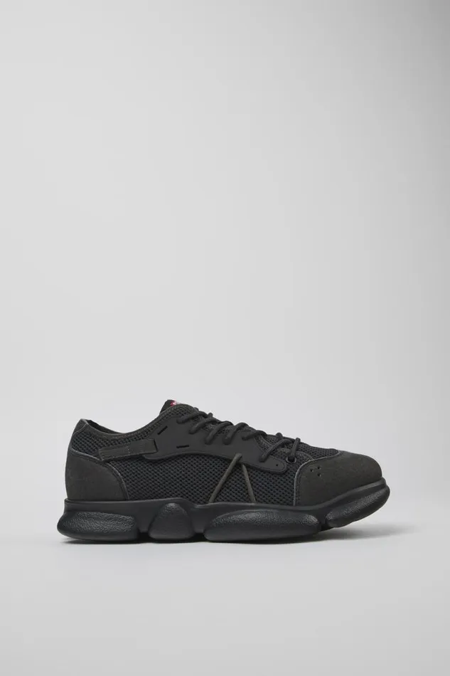 Sneakers Men Camper Karst Sorona Gray And Black Textile Sneaker Sneakers Men Camper Karst Sorona Gray And Black Textile Sneaker