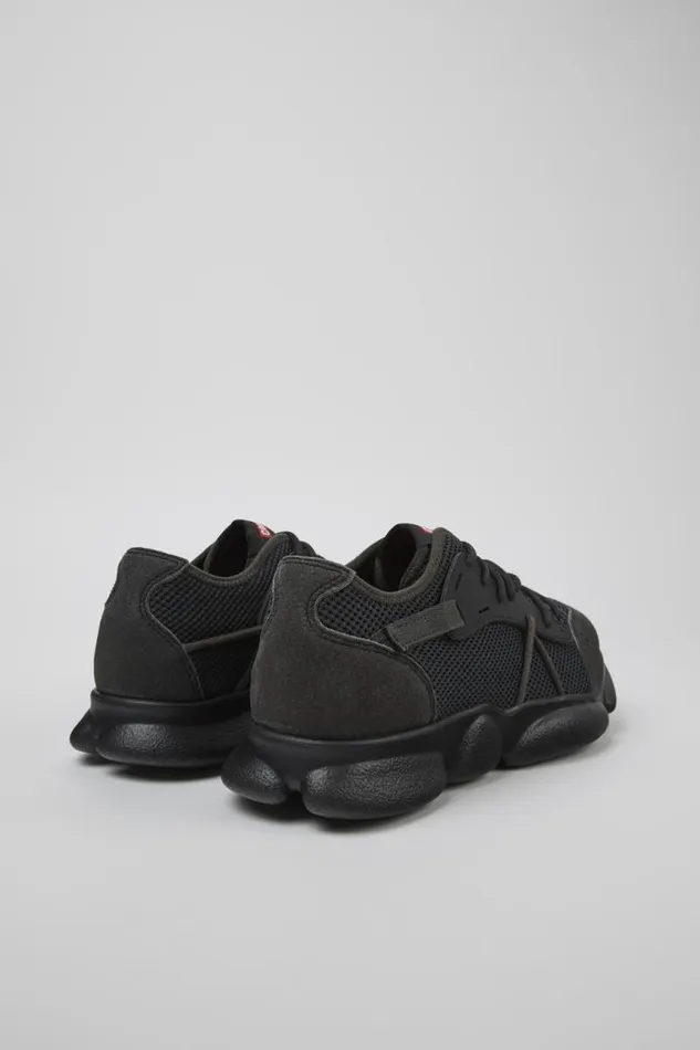 Sneakers Men Camper Karst Sorona Gray And Black Textile Sneaker Sneakers Men Camper Karst Sorona Gray And Black Textile Sneaker