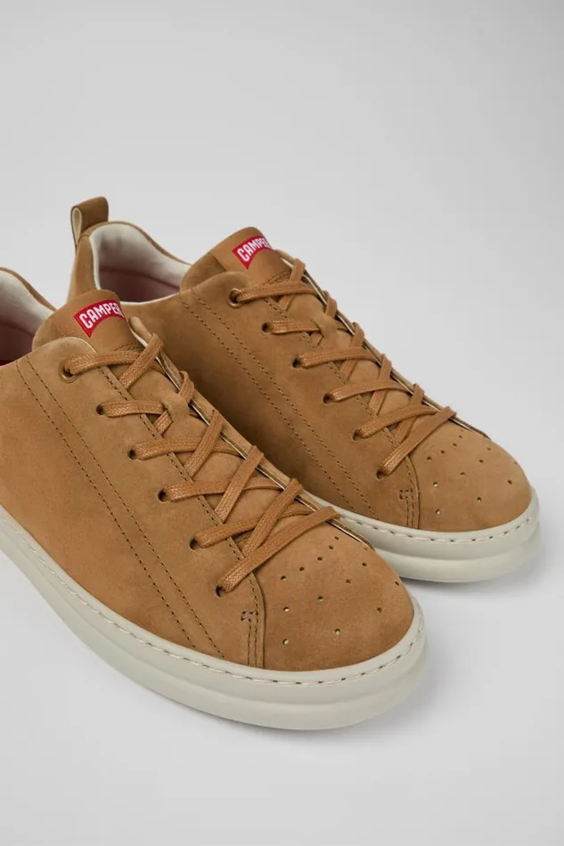 Sneakers Men Camper Runner Brown Nubuck Sneaker