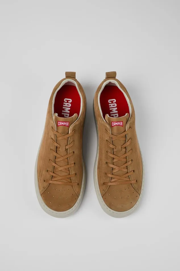 Sneakers Men Camper Runner Brown Nubuck Sneaker Sneakers Men Camper Runner Brown Nubuck Sneaker