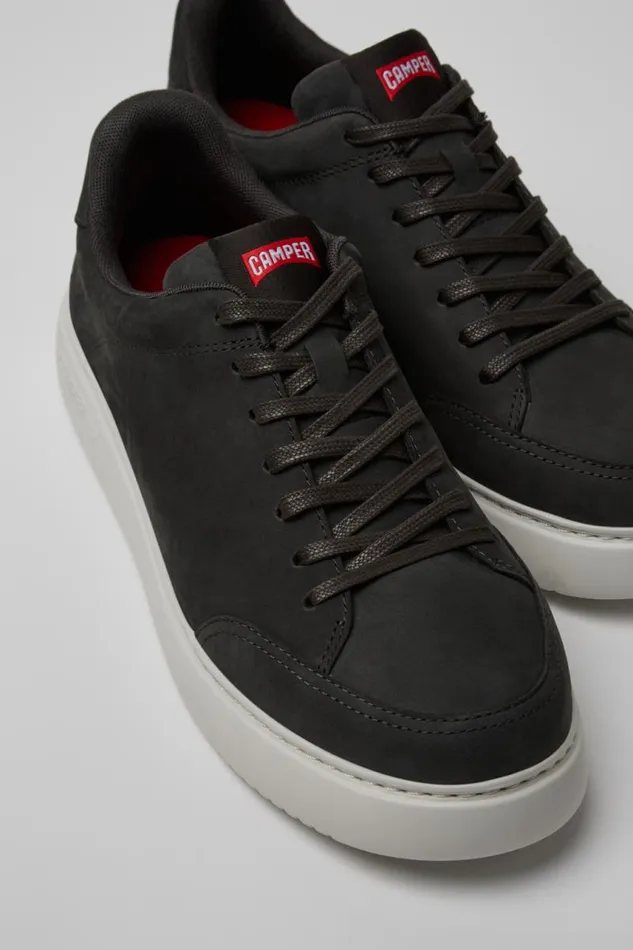 Sneakers Men Camper Runner K21 Gray Nubuck Sneakers