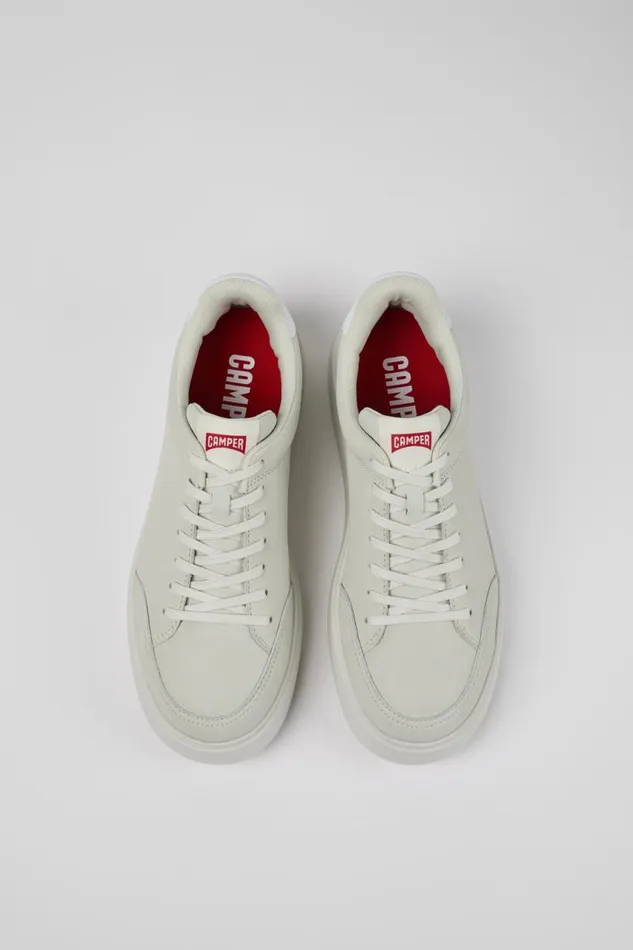 Sneakers Men Camper Runner K21 White Nondyed Leather Sneakers Sneakers Men Camper Runner K21 White Nondyed Leather Sneakers