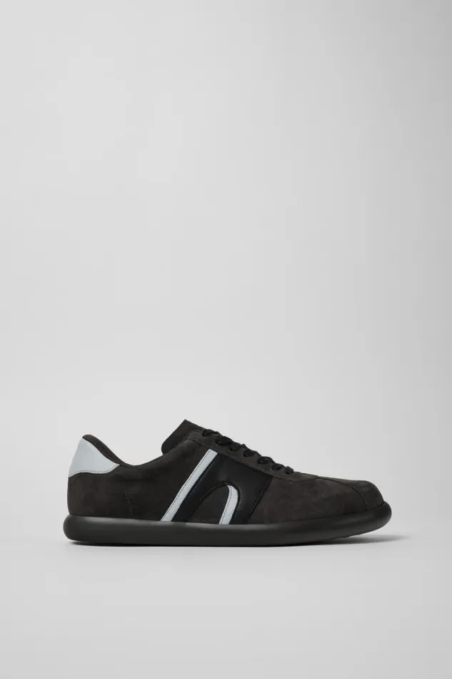 Sneakers Men Camper Twins Grayblack NubuckLeather Sneaker Sneakers Men Camper Twins Grayblack NubuckLeather Sneaker